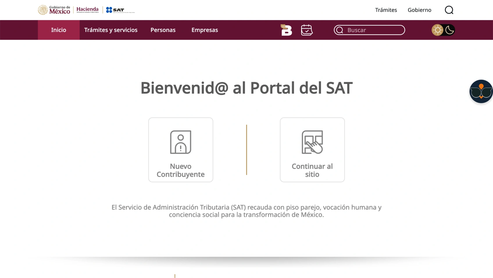 Cuál es y cómo entrar al nuevo portal del SAT